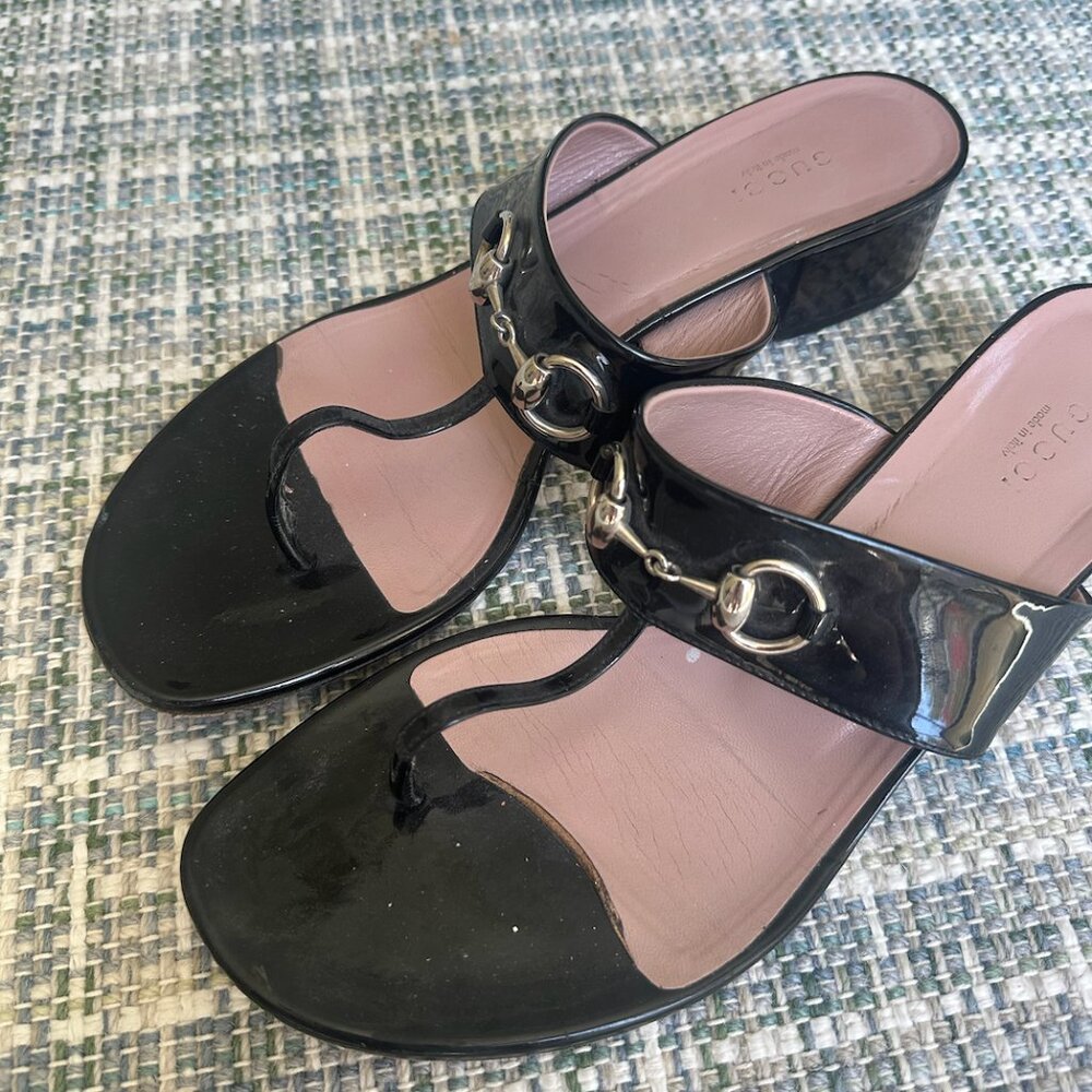 Gucci Flip-Flop Heels